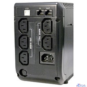PowerCom Imperial IMP-525AP ИБП {Line-Interactive, 525VA / 315W, Tower, 5 xC13: 3 с резервным питанием + 2 с фильтрацией, USB } (507303)