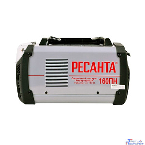 Ресанта САИ 160 65/18 Сварочный аппарат инверторный ПН [65/18] {140В-240В, макс.4,8кВт, 10А-160А, ПВ 70%, напр. холостого хода 80В, напр. 26В, макс. диаметр электрода 4мм, 5,7 кг} 4606059017141