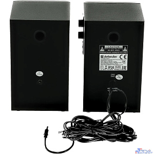 Defender AURORA S12 {2.0, Актив.колонки 2x6 W (RMS),100 Гц - 20 кГц} [65415]