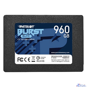 SSD жесткий диск SATA2.5" 960GB BURST PBE960GS25SSDR PATRIOT
