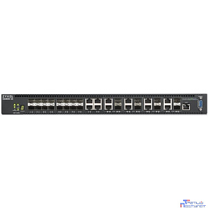 ZYXEL XS3800-28-ZZ0101F L2+ коммутатор Zyxel XS3800-28, 4xRJ-45: 1/2,5/5/10G, 8xCombo (SFP: 1/10G, RJ-45: 1/2,5/5/10G), 16xSFP+, 2 источника питания AC