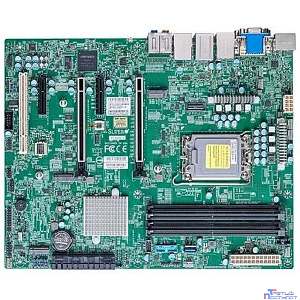 Supermicro MBD-X13SAE-F-B, 1xLGA1700,W680,4xDDR5 DIMM,2PCI-Ex16,3xM.2-PCI-E,8SATA3 RAID 0/1/5/10,7.1-ch,1x1000 Мбит/с,1х2500 Мбит/с,IPMI,4xUSB 2.0,VGA,DVI,HDMI,DisplayPort,ATX