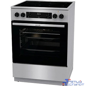 Плита Электрическая Gorenje GECS6C70XC нержавеющая сталь стеклокерамика (без крышки)