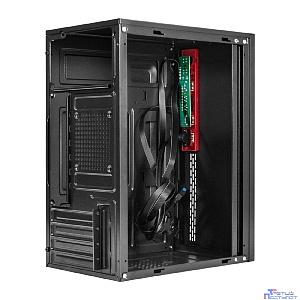 Exegate EX299409RUS Корпус Minitower ExeGate BAA-403U2-AA500 (mATX, БП AA500 с вент. 8см, 1*USB+2*USB3.0, HD Audio, черный)