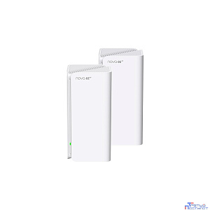 TENDA MX21 Pro (2-pack) Трехдиапазонная гигабитная Wi-Fi Mesh система AXE5700, 2,4/5/6 ГГц, до 5665 Мбит/с, 3 x 1Гбит/с, 7 встроенных антенн