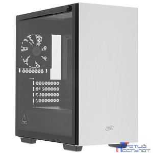 Deepcool MACUBE 110 WH белый без БП mATX 1x120mm 2xUSB3.0 audio bott PSU