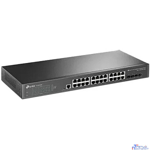 TP-Link SG3428X Управляемый коммутатор JetStream уровня 2+ с 24 гигабитными портами RJ45 и 4 портами SFP+