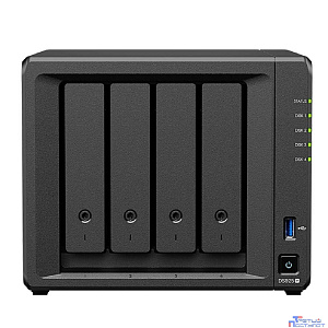 Synology DS925+ Сетевое хранилище NAS AMD Ryzen V1500B 2.2 GHz 4 GB DDR4 ECC SODIMM /3.5" SATA HDD / SSD SATA 2,5 дюйма / M.2 2280 NVMe SSD / Hot Swap /