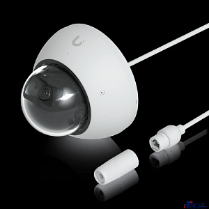 UBIQUITI UVC-AI-Dome-W Видеокамера 4K (8MP), 30 к/с, 109,9°, ИК-подсветка до 40 м, белый