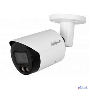 DAHUA DH-IPC-HFW2249SP-S-LED-0280B Уличная цилиндрическая IP-видеокамера FullColor 2Мп, 1/2.8” CMOS, объектив 2.8мм, видеоаналитика, микрофон, LED 30м, IP67, металл