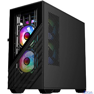 1STPLAYER DK D7 Black / mATX / 3x120mm LED fans / D7-BK-3F1