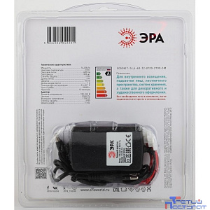 Эра Б0043066 Комплект одноцветной светодиодной ленты 5050kit-14,4-60-12-IP20-2700-5m