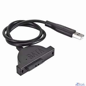 ORIENT UHD-302SL, USB 2.0 адаптер Slimline SATA для оптических приводов ноутбука, кабель подключения USB Type-A с винтами крепления (33337)