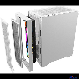 1STPLAYER TRILOBITE T4 MESH ARGB White / mATX / 4x120mm ARGB fans / T4-WH-4FS7-W