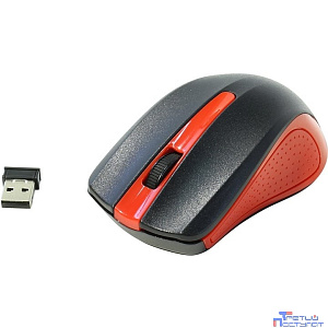 Oklick 485MW black/red optical (1200dpi) cordless USB (2but) [997828]