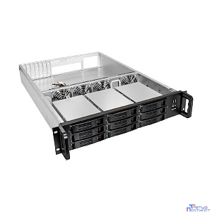 Exegate EX285223RUS Серверный корпус ExeGate Pro 2U650-HS09 <RM 19", высота 2U, глубина 650, БП 2U-500ADS, 9xHotSwap, 2*USB>
