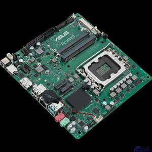 Материнская плата mini-ITX ASUS PRO H610T-CSM (LGA1700, H610, 2*DDR5 (5600), 2*SATA 6G, M.2, Glan, HDMI, DP, 2*USB 3.2, 2*USB 2.0)