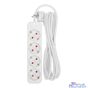 Rexant  13-4026 Удлинитель STANDARD 4 гнезда, 3м, 3х1,0мм?, с/з, белый