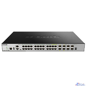 D-Link DGS-3630-28TC/A3ASI PROJ Управляемый L3 коммутатор, стек, 20x1000Base-T, 4x10GBase-X SFP+, 4xCombo 1000Base-T/SFP, ПО SI