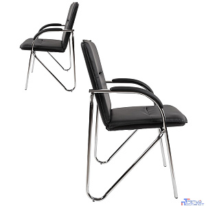 Офисное кресло Chairman CH851 экокожа, черный (2 шт.) (7146004)