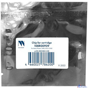 Чип NVP для Xerox Phaser 3140/3155/3160 (108R00909) 2.5K