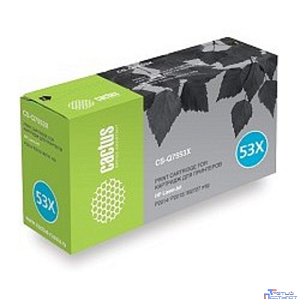 CACTUS CS-Q7553XS Картридж  для Laser Jet P2014/ P2015/ M2727 mfp. 7000 стр.