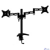 Cactus CS-VM-D08-BK черный Кронштейн для 2-х мониторов 13"-27" макс.8кг настольный поворот и наклон