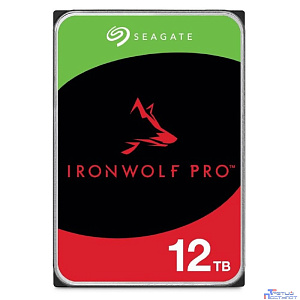 12TB Seagate Ironwolf Pro (ST12000NT001) {SATA 6.0Gb/s, 7200 rpm, 256mb buffer, 3.5", для NAS}