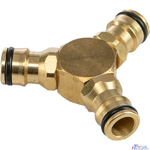 Rexant (62-0281-3-F) Тройник Y для быстросъемного соединения латунный