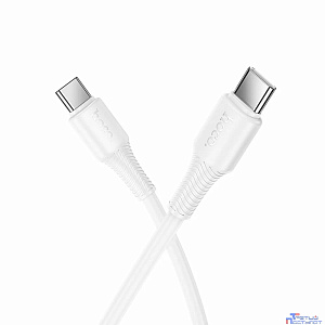 HOCO X89/ PD кабель Type-C-Type-C/ 1m/ 60W/ белый