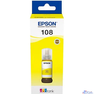 EPSON C13T09C44A  Картридж 108 EcoTank Ink для Epson L8050/L18050, Yellow 70ml