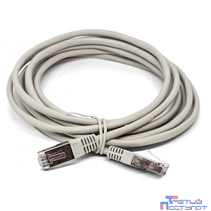 Filum FL-F5-3M Кабель патч-корд, F/UTP 5e cat. 3м, 26AWG(7x0.16 мм), омедненный алюминий (CCA), PVC, серый (873028)