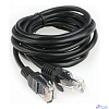 Гарнизон PC-UTP-5e-2-BK кат.5e, Патч-корд UTP 2м, литой, многожильный (чёрный)