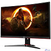 LCD AOC 27" CQ27G2SE Black-Red {VA curved 2560x1440 165Hz 1ms 178/178 250cd 2xHDMI2.0 DisplayPort1.4 высота}