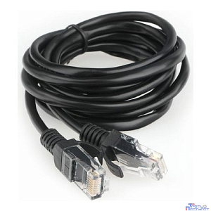 Гарнизон PC-UTP-5e-2-BK кат.5e, Патч-корд UTP 2м, литой, многожильный (чёрный)
