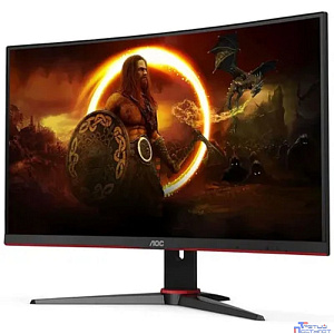 LCD AOC 27" CQ27G2SE Black-Red {VA curved 2560x1440 165Hz 1ms 178/178 250cd 2xHDMI2.0 DisplayPort1.4 высота}