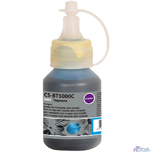 Чернила Cactus CS-BT5000C BT5000C голубой 48ml для Brother HL-T4000DW, DCP-T510W, DCP-T710W, MFC-T81