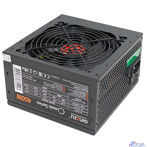 Ginzzu CB450 12CM black,24+4p,PCI-E, 3*SATA, 2*IDE,оплетка MB, кабель питания