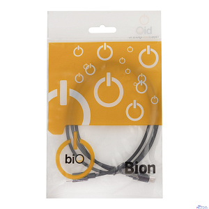 Bion Кабель для зарядки USB Type-C - USB Type-C (CM/CM), 3A, 60W, USB 2.0, 1 м, черный [BXP-CCP-USBC-CMCM-1M-B]