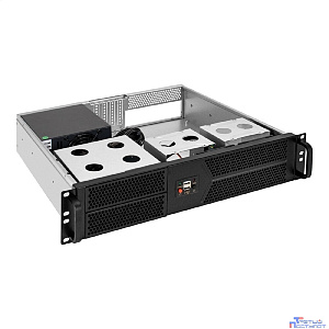 Exegate EX298535RUS Серверный корпус ExeGate Pro 2U400-04 <RM 19", высота 2U, глубина 400, БП 1100PPH-SE, 2*USB>