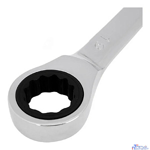 Rexant (12-5813-1) Ключ комбинированный трещоточный 19мм, CrV, зеркальный хром