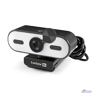 ExeGate eStudio EW-722 2K AF (5Мп, 2560х1440, 1440P, 30fps, автоматический фокус, подсветка, защитная шторка, 4-линзовый объектив