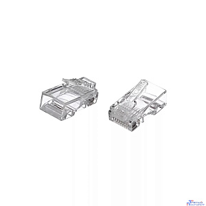 Vcom NM006-1/20 Коннекторы RJ-45 (8P8C) для UTP кабеля 6кат. ( упаковка 20шт.)<NM006-1/20>