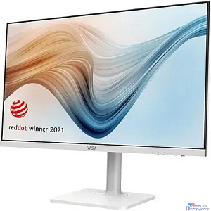 MSI Modern 27" MD272XPW {IPS 1920x1080 100Hz 1ms 1000:1 300cd 178/178 HDMI1.4 DisplayPort1.2 USB-C 2xUSB Speaker HAS Pivot White(white cable)}