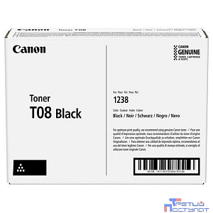 Тонер-картридж T08 (black) для Canon i-S X 1238i 11000 стр.
