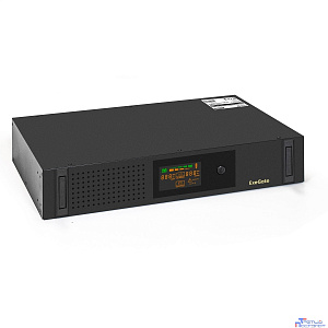 Exegate EX293850RUS ИБП ExeGate ServerRM UNL-1000.LCD.AVR.2SH.3C13.USB.2U <1000VA/650W, Color LCD, AVR, 2*Schuko+3*C13, USB, 2U, установка в стойку, Black>
