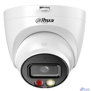 DAHUA DH-IPC-HDW2849TMP-S-IL-0280B Уличная турельная IP-видеокамера SmartDualLight 8Мп, 1/2.7” CMOS, объектив 2.8мм, видеоаналитика, микрофон, ИК 30м, LED 30м, IP67, металл