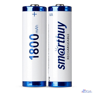Smartbuy (SBBR-2A02BL1800) Аккумулятор NiMh Smartbuy AA/2BL 1800 mAh (24/240)(2шт. в уп-ке)