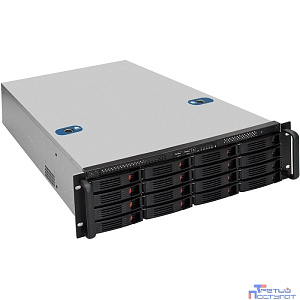 Exegate EX296241RUS Серверная платформа ExeGate Pro 3U660-HS16 <RM 19", высота 3U, глубина 660, Redundant БП Chicony 2x550W, 16xHotSwap, USB>