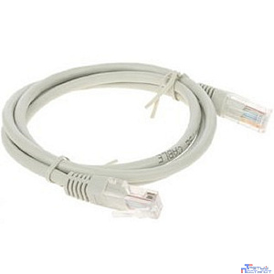 Cablexpert Патч-корд медный UTP PP10-1M кат.5, 1м, литой, многожильный (серый)